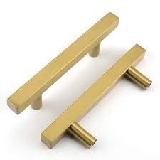 4.5 out of 5 stars. Oyx 10pack 3in Gold Cabinet Pulls Brushed Brass Cabinet Pull Gold Pulls For Kitchen Cabinet Hardware Modern Gold Cabinet Handles Gold Drawer Pulls For Kitchen And Bathroom 3in Hole Center