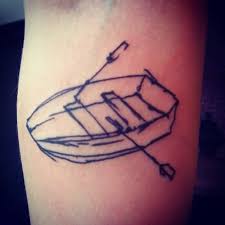 The sea, the silhouette of a fishing boat and fish, moon fresh fish creative. Tatto Wallpapers Sailing Tattoo Designs