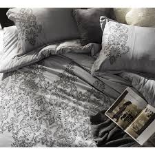 This particular diy duvet cover is not necessarily a stray from the common product of its kind. Baroque Stitch Duvet Cover Alloy Pewter Embroidery Overstock 17414546 Twin Xl