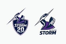 Melbourne storm logo png while the logo of the rugby league team melbourne storm went through an update in 2018, it hasn't changed dramatically. New Logo For Melbourne Storm By Witekite Emre Aral Information Designer
