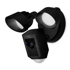 Outdoor Wi Fi Wired Standard Surveillance Camera With Motion Activated Floodlight Black Certifie In 2020 Security Cameras For Home Outdoor Security Camera Security Cam