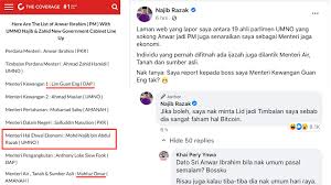 Timbalan menteri pengajian tinggi : Najib Beri Respon Sinis Selepas Didakwa Jadi Menteri Dalam Kabinet Anwar Malaysiannow