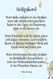 Heiligabend Geschichtssammlung Im Advent Spruche Gedichte Zum Advent Gedicht Weihnachten Heiligabend