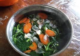 1 ikat sayur bayam 3 siung bawang merah 2 siung bawang putih 1 ruas kunci penyedap rasa. Bahan Mengolah Sayur Bayam Temu Kunci Mudah