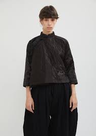 Quilted Satin Shirt Jacket By Comme Des Garcons Comme Des Garcons La Garconne Satin Shirt Shirt Jacket Fashion