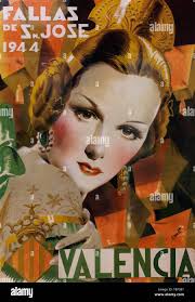 Advertising poster spain valencia hi-res stock photography and images