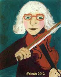 The Violist Art Print by Adinah John