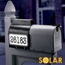 You want your mailbox numbers to be perfectly spaced and level. Mailbox Plaques Numbers Ideas On Foter In 2021 Solar Mailbox Solar House Numbers