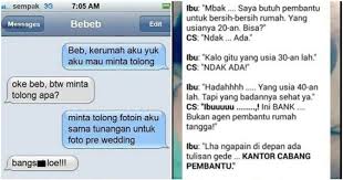 Dengan jawaban seperti itu, kamu berhasil memukul keras orang secara tidak langsung karena pertanyaan sensitif yang diajukan. 10 Percakapan Minta Tolong Ini Bikin Gemes Plus Bikin Ngakak Lihatnya Paling Seru Lucu Humor Lucu Funny