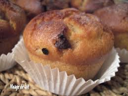 Muffins A La Banane Et Aux Pepites De Chocolat Nuage De Lait Muffin Banane Chocolat Pepite Chocolat Feuillete Chocolat