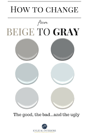 How To Change From Beige To Gray Or Greige Greige Paint Colors Greige Paint Grey Paint Colors