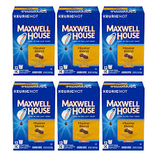 Maxwell house master blend coffee portion pack 1.1 oz portion packs are simple, convenient, and easy to use. Maxwell House Master Blend Coffee Light Roast K Cup Packs 12 Count Box Pack Of 6 Amazon Com Grocery Gourmet Food