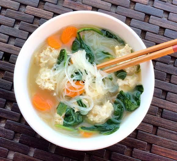 Clear Glass Noodle Soup