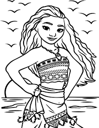 Princesas Disney Para Colorear Moana