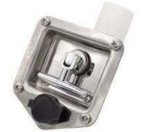 Stainless Steel Folding T Handle Locking 3-point Stainless Steel Tool Box  Cabinet Latch - Three Point Folding T Handle Lock With 34" Rods Tool Box ...
