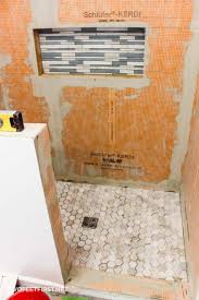 My Experience Tiling A Shower For The First Time In 2020 Diy Tile Shower Floor Bathroom Flooring Bathroom Floor Tiles