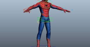 Spidey Rig 3d Model Maya Files Free Download Modeling 42493 On Cadnav 3d Model Character Rigging Spiderman