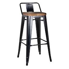 Maybe you would like to learn more about one of these? Metro Modern Low Back Black Wood Bar Stool Eurway