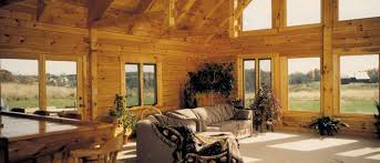 This type of construction enables large volumes and open floor plans while maintaining a traditional aesthetic and scale. Crockett Log Homes And Timber Frame Post Beam Houses