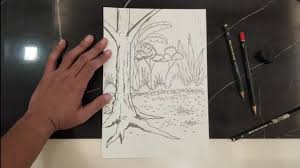 Tetapi hal tersebut bukan berarti seni tradisional kalah saing. Belajar Lukis Permandangan Pokok Tumbuhan Youtube