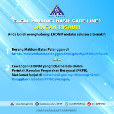 Semua permohonan kerja kosong di lhdn hendaklah dibuat secara online dengan menggunakan pautan yang telah disediakan oleh pihak lembaga hasil dalam negeri iaitu lhdn job portal yang kami telah sediakan dibawah. Gagal Hubungi Hasil Lembaga Hasil Dalam Negeri Malaysia Facebook