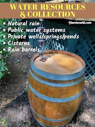 Wooden Rain Barrels Vs Plastic Rain Barrels Pros And Cons Rain Barrel Mulching Barrel