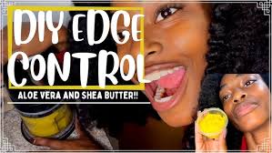 How To Lay Your Edges With DIY Aloe Vera Gel