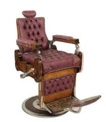 Antique Theo Kochs Columbia Barber Chair Barber Chair Chair Tufted Leather