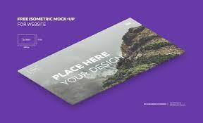 Download Isometric Website Mockup 1280x720px Free Psd Freebiesui