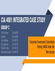 Accordingly, it said, the audit reports issued by deloitte in connection with the 2013 and 2014 financial statements of 1mdb should no longer be relied upon. Case 1a 1mdb Case Study Pdf Cia 4001 Integrated Case Study Group C Fathira Alieya Nabilah Nur Shahirah Nur Syahiirah Nurfatin Izzati Muhammad Syaed Course Hero