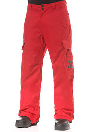 Dc Banshee Snowboard Pants For Men Red
