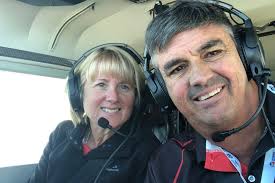 Mother-and-son duo, Mitchell and Kym Purcell, take to the skies for Outback  Air Race