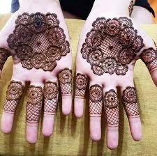 Pakistani mehendi designs and arabic designs are best for eid.the above design looks pretty on hands and is not too messy or intricate. Easy Round Circle Mehndi Designs Circular Mehndi Designs For Hands