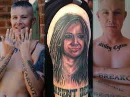 The main miley cyrus tattoos was done when she was only 17! Miley Cyrus S Fan Gets Crazier Boldsky Com