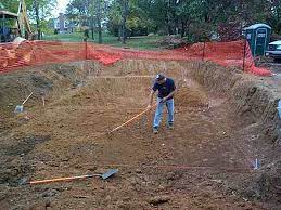 You may need to cut down trees if you are tight on space. Inground On Ground Pool Construction Process