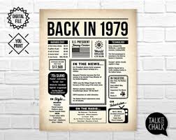 Team trivia is a game that everyone can play! Fun Facts 1979 Etsy