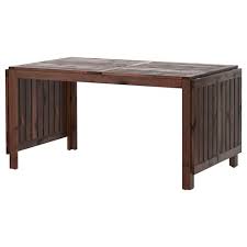 Applaro Klapptisch Aussen Braun Las 140 200 260x78 Cm Ikea Deutschland Ikea Outdoor Drop Leaf Table Outdoor Dining Table