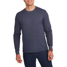 Faded Glory Mens Long Sleeve Thermal Crew Toptradestore Com