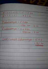 Check spelling or type a new query. Jika Diketahui Skala 1 300 Maka Luas Rumah Arman Sebenarnya Adalah Brainly Co Id