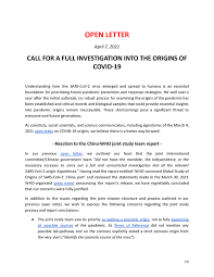 Check spelling or type a new query. W H O And Critics Look At What S Next To Investigate Virus Origins The New York Times