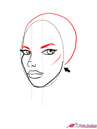 How to draw a face? How To Draw 3 4 View Faces I Draw Fashion