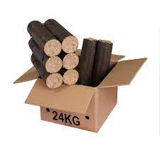 100 Hardwood Pack Of Compressed Briquettes Long Logs 24 Kg Amazon Co Uk Diy Tools Hardwood Firewood Logs Multi Fuel Stove