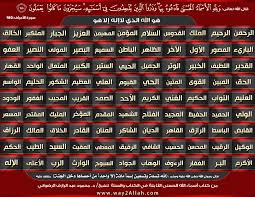 ديارقريتي أسماء الله الحسنى