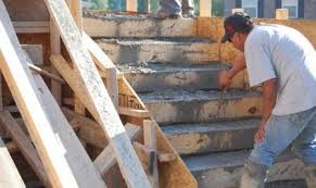 Construction of concrete stairs includes steps such as designing, preparing foundation, building formwork, placement of reinforcement steel bars, concreting, finishing and curing. Puricare Industrial Enterprises Construction Of Concrete Stairs Construction Of Concrete Stairs Is A Difficult Task That Requires An Engineer To Study All The Aspects And Design It And A Skilled Labour