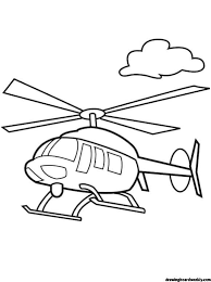 Helicopter Coloring Page In 2020 Coloring Pages Truck Coloring Pages Airplane Coloring Pages