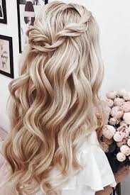The part of the hair above the crown braids looks like an updo. 25 Gorgeous Wedding Hairstyles For Long Hair Hair Styles Wedding Hairstyles For Long Hair Half Up Half Down Prom Hairstyles