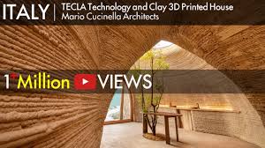 Check spelling or type a new query. Italy Tecla Technology And Clay 3d Printed House Mario Cucinella Architects Youtube