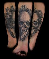Maybe you would like to learn more about one of these? Arm Skull Butterfly Tattoo By Tattoo Chaman