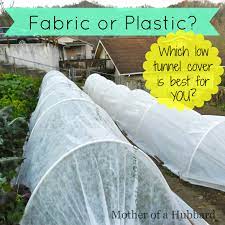Fabric Or Plastic Choosing Row Cover