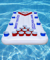 Pool Lounge Pong Raft Pool Lounge Pool Floating Beer Pong Table